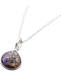 Harfi - Sterling Amethyst February Birthstone Heart Pendant Necklace - Lyst