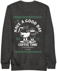 Anchor and Crew - Heather Gustatory Have A Good Day Cotton Blend Embroidered Sweatshirt - Lyst