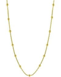 Spero London - Bead Chain Sterling Satellite Necklace - Lyst