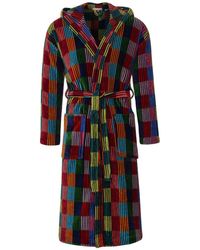 Bown of London - Women's Hooded Dressing Gown Patchwork - Lyst