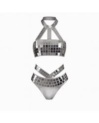 Harmonia Ny - Ampere Mirrored Bikini Set By Dani Watanabe - Lyst