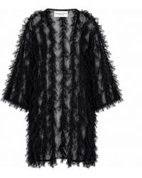 ROSIE BILLINGTON - Nera Ruffle Kimono Jacket - Lyst