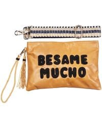 Sidney Byron - Leather Bag With Besame Mucho Beading - Lyst