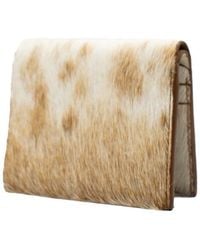 godi. - Handmade Cow Hair-On-Hide Bifold Wallet – Natural - Lyst