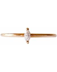 Lee Renee - Moissanite Marquise Ring - Lyst