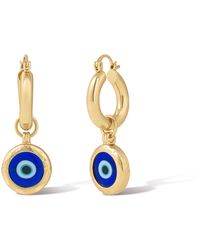 Formation Co. Jewellery - Mati Evil Eye Hoops - Lyst