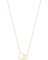 Esterah - Duo Circle Necklace - Lyst