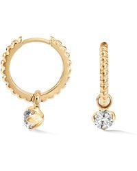 Dower & Hall - Topaz Large Dotty Orissa Hoops - Lyst