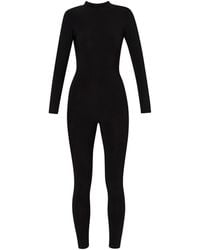 LIA ARAM - Fitted Jumpsuit With High Neckline - Lyst