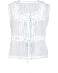 Rose & Nancy - Dora Ivory Lace Blouse - Lyst