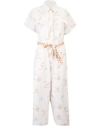 Em & Shi - Neutrals Villa Greco Jumpsuit - Lyst