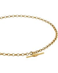 Posh Totty Designs - Plated Chunky T Bar Necklace - Lyst