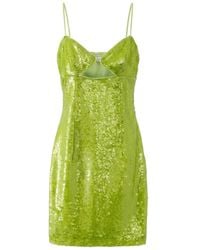Aisl - Sequin Cutout Cup Mini Dress - Lyst