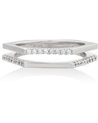 Shabella Nyc - Dual Rectangular Ring - Lyst