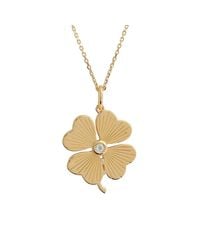 Hye Jane Jewelry - Serene Clover Necklace - Lyst