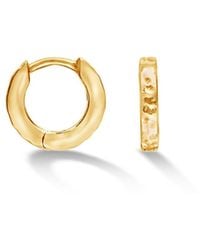 Dower & Hall - Small Hammered Nomad Huggie Hoops - Lyst