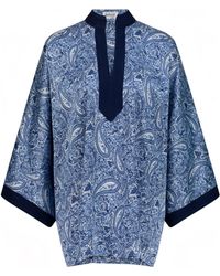 Belyed Handcraft - Micheline – Relaxed Fit Blouse Tunic By Belyed - Lyst