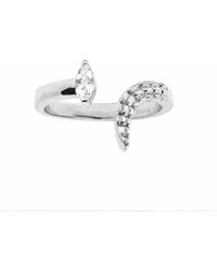 NASI SILVER - Croctail Marquise Ring- Topaz - Lyst