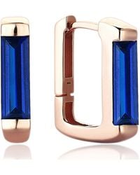 Reis Jewellery - Rose Sapphire Line Earrings - Lyst