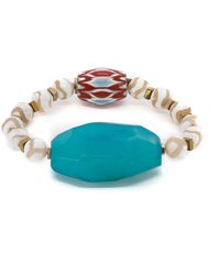 Ebru Jewelry - Chunky Agate Stone Nepal Agate Bracelet - Lyst