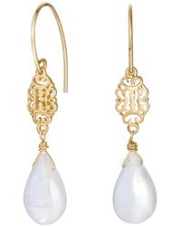 Katy Faye - Neutrals Juniper Moonstone Earrings - Lyst