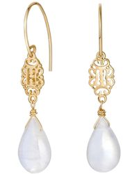 Katy Faye - Neutrals Juniper Moonstone Earrings - Lyst