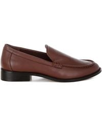Rag & Co - Ninto Low Heel Pleather Loafers - Lyst