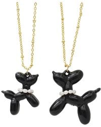 POPORCELAIN - Porcelain Balloon Doggie Necklace, Tone - Lyst