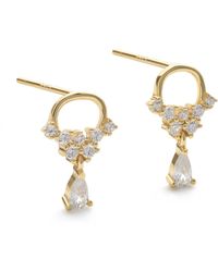 Elk & Bloom - Flower Wreath Floral Earrings - Lyst