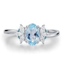 Azura Jewelry New York - Twilight Star Sky Topaz Ring Vermeil - Lyst