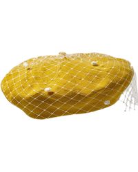 Misa Harada Millinery - Floe Veiled Beret - Lyst