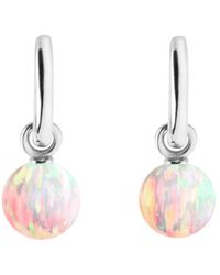 Ora Pearls - Aetia Sun Opal Hoop Earrings - Lyst