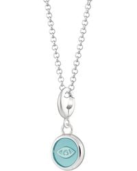 Lily Charmed - Sterling Eye Resin Capture Charm Necklace - Lyst