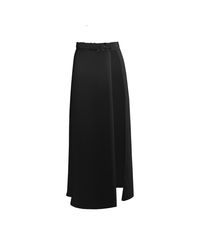 Vestiaire d'un Oiseau Libre - Slit Midi Skirt - Lyst