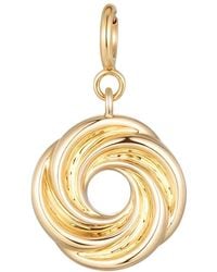 Larisa Beaumont - Momentum Charm – 14K Solid Vortex Pendant - Lyst