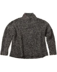 Lindsay Nicholas New York - Bouclé Mock-Neck Knit Sweater - Lyst