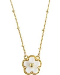POPORCELAIN - Mini Porcelain Daisy Necklace - Lyst