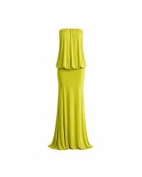 Maison De Gala - Valerie Lime Maxi Dress - Lyst