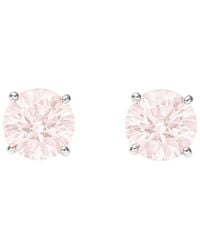 Augustine Jewels - Rose Quartz Small Stud Earrings - Lyst