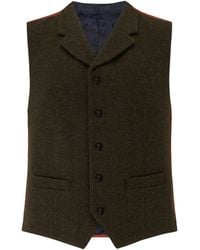 Guards London - Sherwood Tweed Wool Waistcoat - Lyst