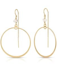 Heather Hawkins Jewelry - Crazy For You Threader Hoop Earrings - Lyst
