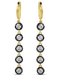 SHYMI - Victorian Style Round Drop Earrings - Lyst