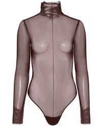 Daily Underwear - Bodysuit Desire Chocolate - Lyst