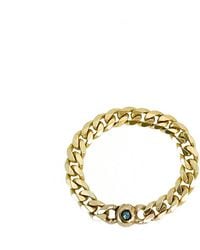 Karen Kriegel - Curb Chain Ring With Swiss Topaz - Lyst