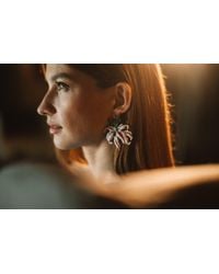 The Pink Reef - Hibiscus Earring - Lyst