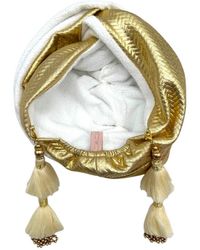Julia Clancey - Zia Golden & Ivory Terry Didi Dorado Turban - Lyst