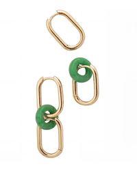 seree - Della Convertible Link Jade Earrings - Lyst