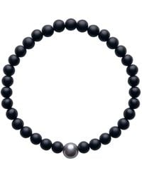 Ora Pearls - Aro Tahitian Pearl & Matt Onyx Bracelet - Lyst