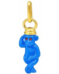 Michael Nash Jewelry - Cerulean Monkey Charm - Lyst