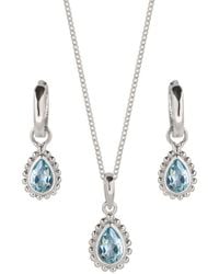Charlotte's Web Jewellery - November Birthstone Sterling Necklace And Earring Set - Lyst